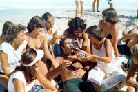Un homme à la plage
