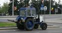 Tracteur de la police