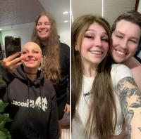 Il laisse pousser ses cheveux pendant 4 ans pour faire une perruque à sa copine atteinte d’alopécie.