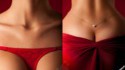 Des dessous rouges et un bijoux