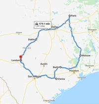 Au Texas, tu peux tranquillement visiter en voiture l'équivalent de 6 capitales européennes