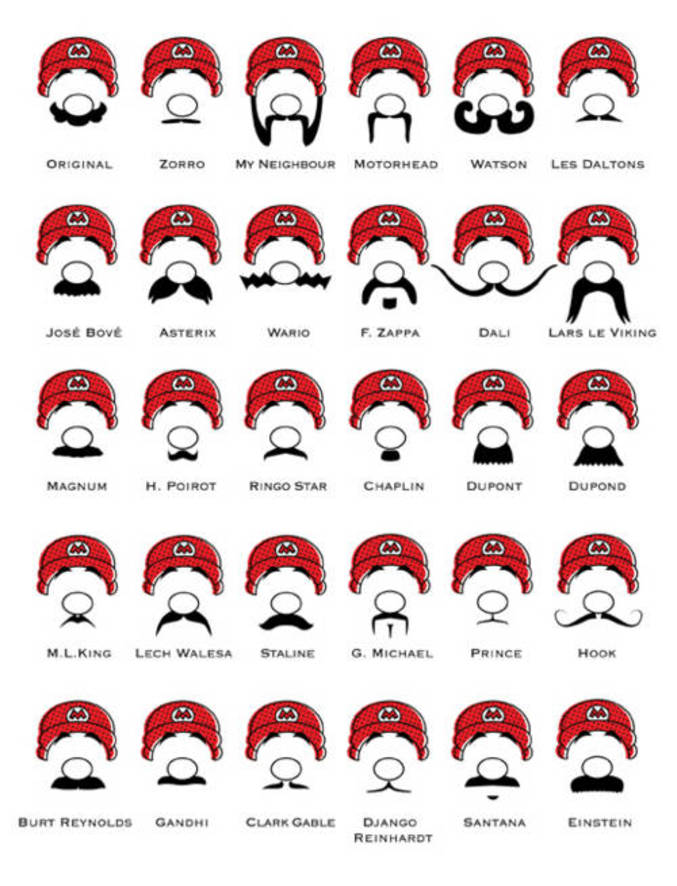 Si Mario changeait de moustache...