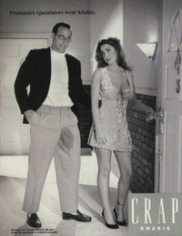 Pas de vêtement clair pour les éjaculateurs précoces !