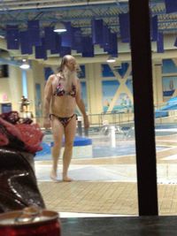 A la piscine