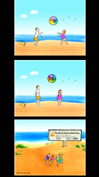 Fermeture inattendue de la plage