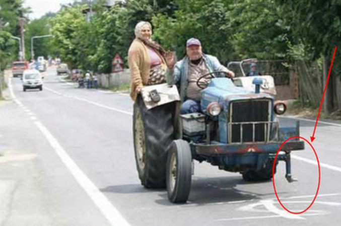 Un moyen de transport assez dangereux.