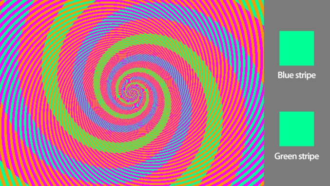 Illusion sur des couleurs