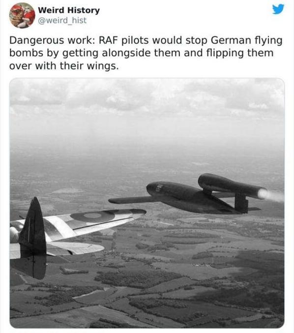 La photo est un montage, ce genre de manoeuvre très dangereuse n'a marché qu'un court laps de temps. Les ingénieurs allemands conçurent très vite un système faisant exploser le missile si on venait à le toucher.