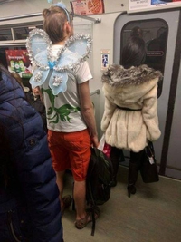 Le papillon du métro