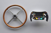 Evolution du volant de Formule 1 Mercedes  1954 - 2014