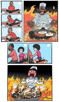 Moto fried eggs