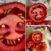 Une tomate inquiétante
