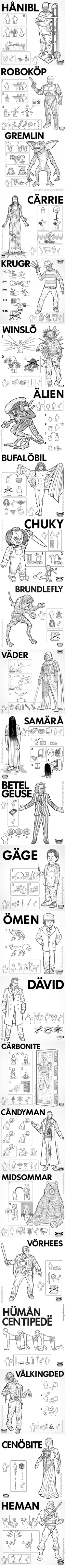 Films d'horreur revisités par IKEA