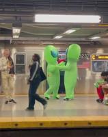 Le métro de New York pendant Halloween 