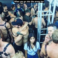 Kan tu t'es trompée de bar