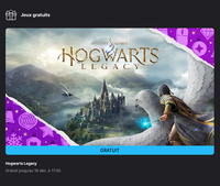 Hogwarts Legacy gratuit sur Epic