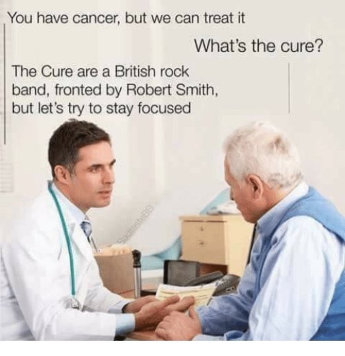 - Vous avez un cancer...