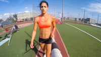Un saut avec Allison Stokke