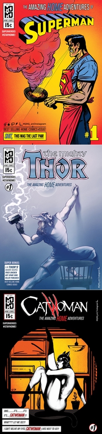 Les Comics Heros pendant le confinement