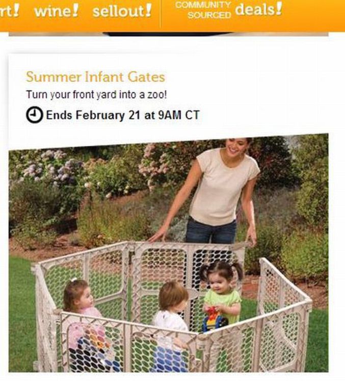 Moi, je vois une cage de baby free fight.