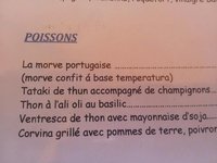 Traduction au restaurant