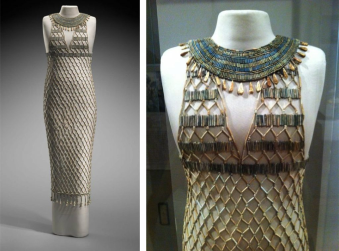 Se portait indifféremment avec ou sans tissu dessous. 
Lelombrik, à la pointe de la mode d'il y a 4 500 ans.