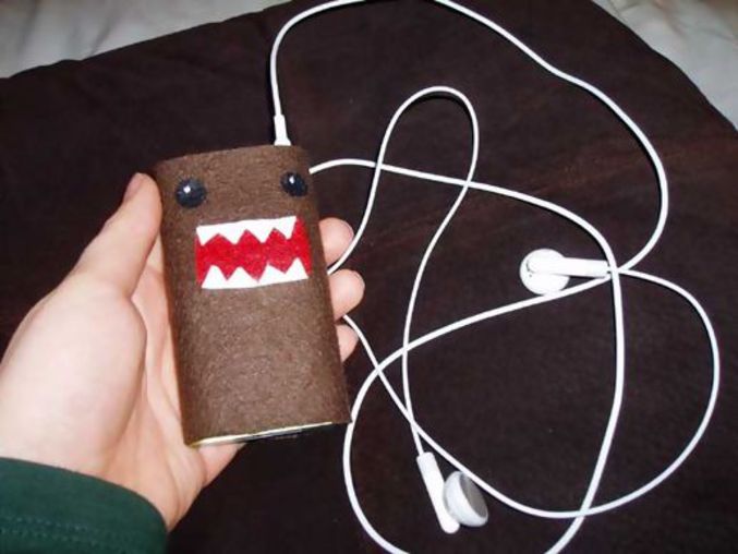 Un iPod "customizé" Domo-kun.