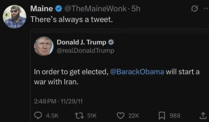 "Pour être élu, Obama commencera une guerre avec l'Iran"