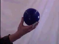 Ballon d'eau en apesanteur