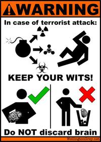 Instruction en cas d'attaque terroriste