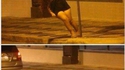 Pole dance improvisée