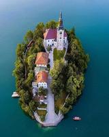 Le lac de Bled, en Slovénie