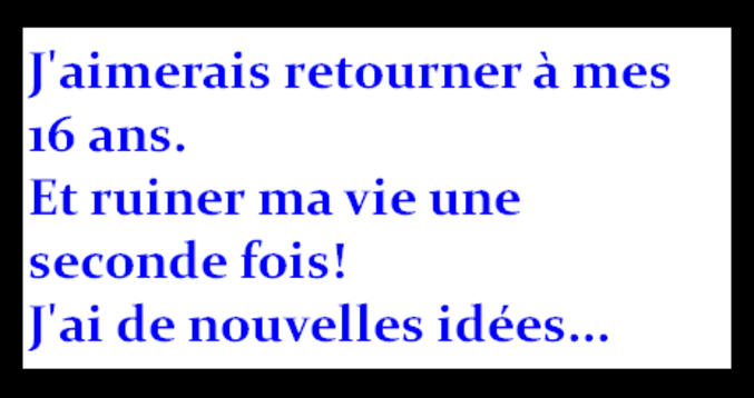 Ce serait du pareil au même mais différent