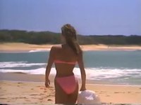 Frisbee à la plage