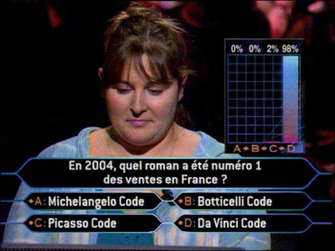 En 2004, quel roman à été numéro 1 des ventes en france ?