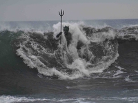 Neptune sortant des flots