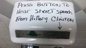 Rediffusion du discours d'Hillary Clinton