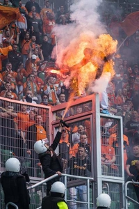 Ambiance de feu dans les tribunes
