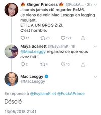 Sensibilité des téléspectateurs