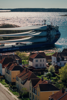 Au Danemark, un navire spécialement adapté au transport de pales d'éoliennes