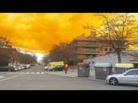 Toxic cloud in Igualada (Spain)