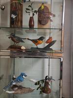 Sculptures d'oiseau en bois