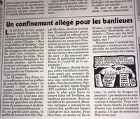 Pas grave si les banlieues vont crever plus vite...