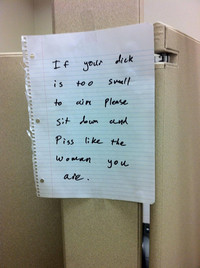 Message toilettes