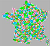 Carte des régions (de coeur) de France