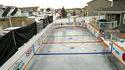Patinoire dans le jardin