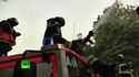 Manifestation de pompiers belges