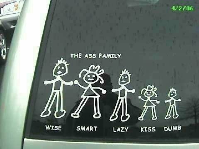 La voiture de la famille Ass.