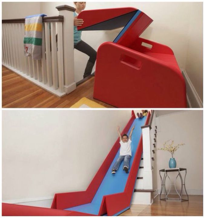 Transformer Son Escalier En Toboggan