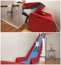 Transformer son escalier en toboggan